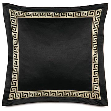 Abernathy Greek Key Decorative Pillow