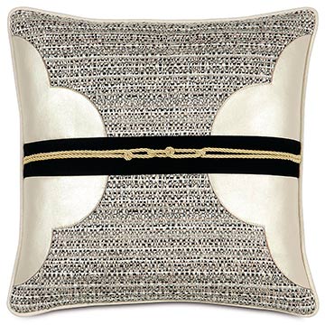 Abernathy Quatrefoil Decorative Pillow