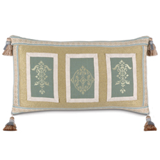 Embroidered W Tassels