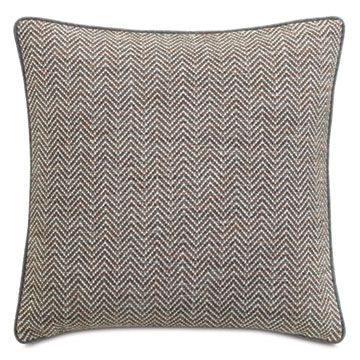 ANDES WOVEN CHEVRON DECORATIVE PILLOW