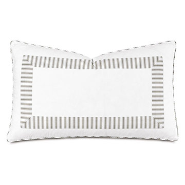 BLASS TICKING DECORATIVE PILLOW IN FAWN