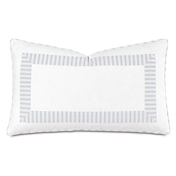 BLASS TICKING DECORATIVE PILLOW IN HAZE