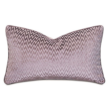 Evie Velvet Chevron Decorative Pillow