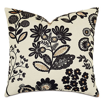 Lars Embroidered Decorative Pillow