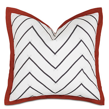 Percival Chevron Euro Sham