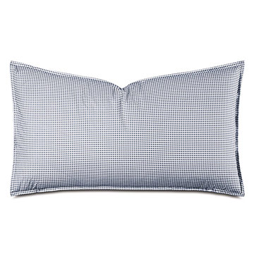 MALAYA GINGHAM KING SHAM IN NAVY