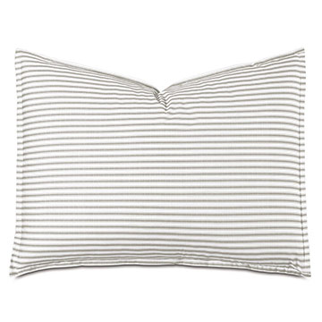 BLASS TICKING STANDARD SHAM IN FAWN