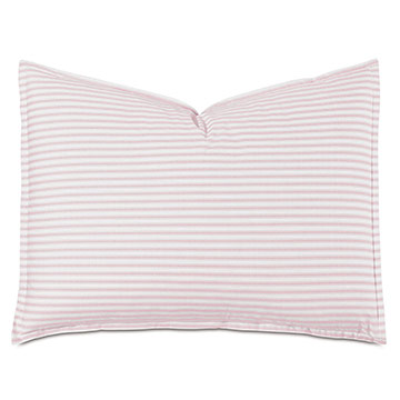 BLASS TICKING STANDARD SHAM IN PETAL