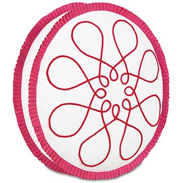 Baldwin White Tambourine