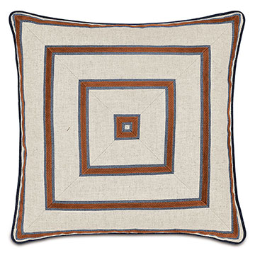 ALISTAIR MITERED DECORATIVE PILLOW