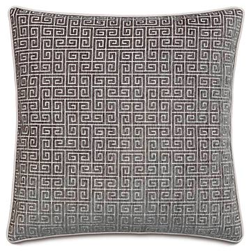 Amal Greek Key Decorative Pillow