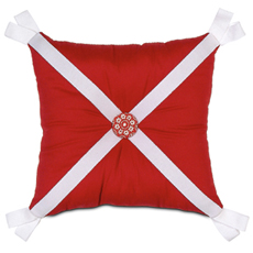 Annika: Simply Poppy Tufted Decorative Pillow