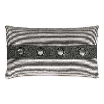 Enoch Grommets Decorative Pillow