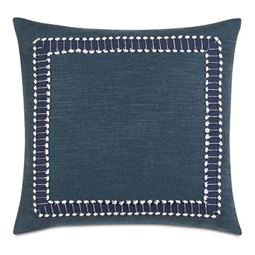 High Tide Border Decorative Pillow