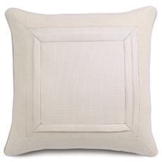 Arden: Lauden Snow Mitered Decorative Pillow