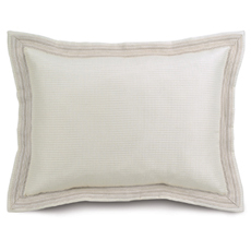 Arden: Lauden Snow With Flange Decorative Pillow