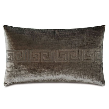 Antiquity Greek Key Decorative Pillow in Oregano