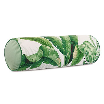 Abaca Banana Leaf Bolster in Cloud