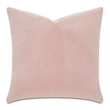 Capra Faux Mohair Decorative Pillow in Rose