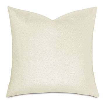 Oswald Faux Ostrich Decorative Pillow