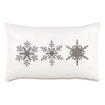 Snowflake Lasercut Decorative Pillow