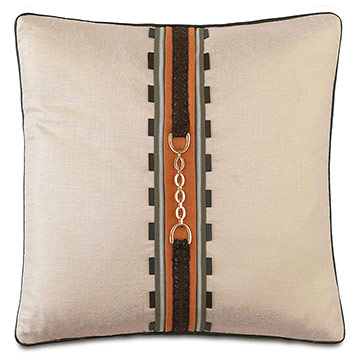 Morvich Buckle Decorative Pillow