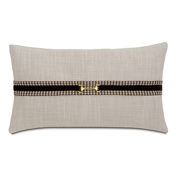 Aiden Gold Buckle Decorative Pillow