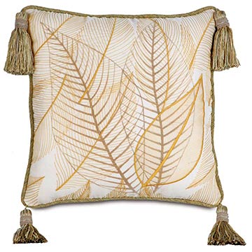 Hand-Painted Collier Sunshine With Tassels