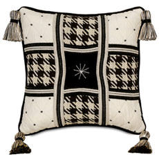 Gaston Black Tufted Patchwork