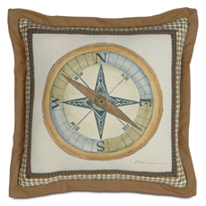 Hand-Painted Compass