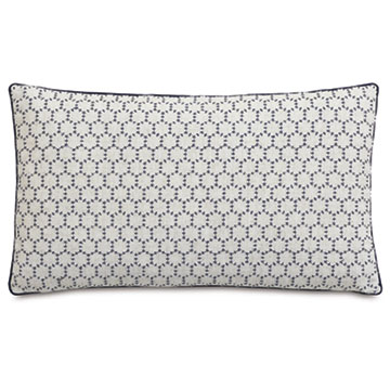 BEAU EMBROIDERED DECORATIVE PILLOW