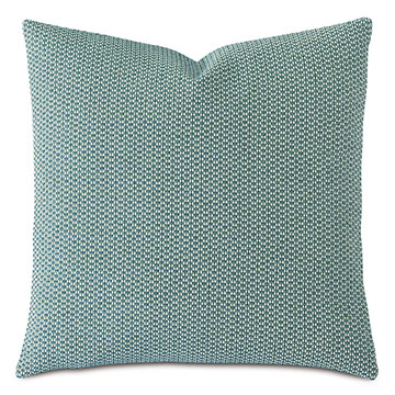 Twin Palms Textured Decorative Pillow