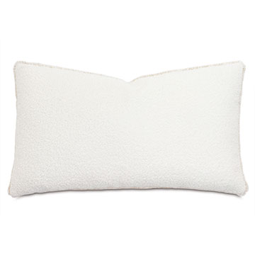 Lobos Boucle Decorative Pillow in Ivory