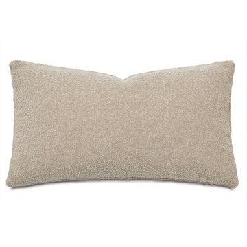 Lobos Boucle Decorative Pillow in Camel