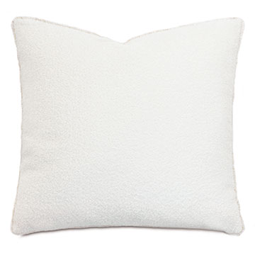 Lobos Boucle Decorative Pillow in Ivory