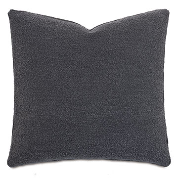 Lobos Boucle Decorative Pillow in Slate