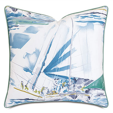 MIRAMAR SAILORS DECORATIVE PILLOW