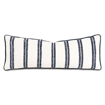 CORONA DEL MAR BRUSH FRINGE DECORATIVE PILLOW