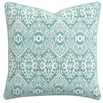 VILLA BLANCA IKAT DECORATIVE PILLOW