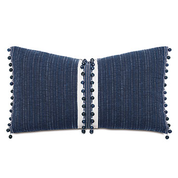 Mykonos Beaded Decorative Pillow