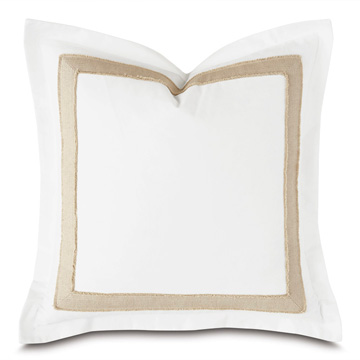 Brentwood Woven Border Euro Sham