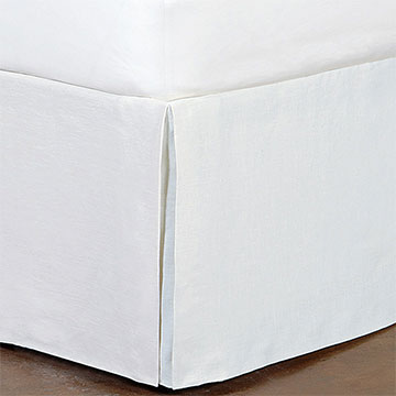 Breeze White Bed Skirt