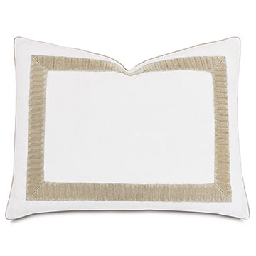 SUSSEX METALLIC BORDER STANDARD SHAM