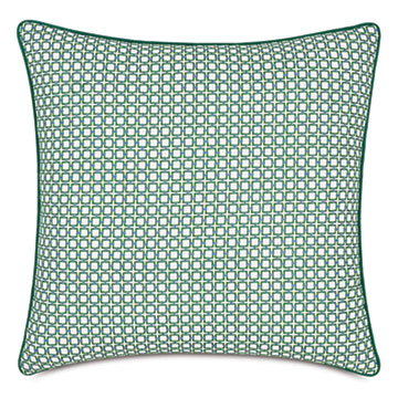 BOCA RATON GEOMETRIC EURO SHAM