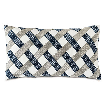 Saya Basketweave Decorative Pillow