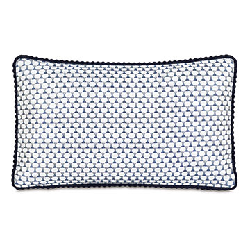 High Tide Embroidered Decorative Pillow