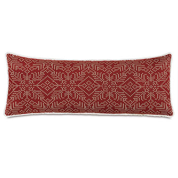 BISHOP OBLONG GEOMETRIC DECORATIVE PILLOW