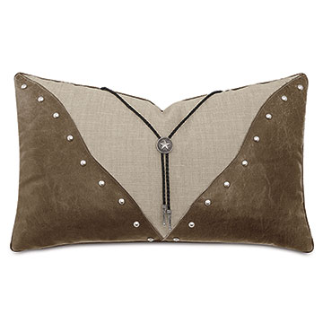 HIGGINS NAILHEADS DECORATIVE PILLOW