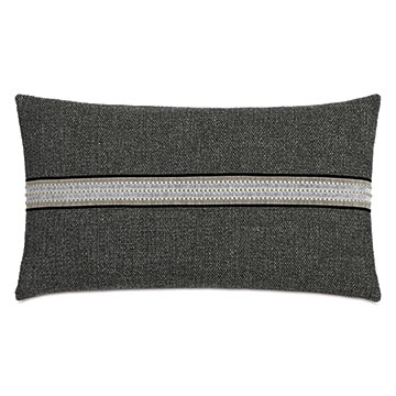 Enoch Textured Border Decorative Pillow