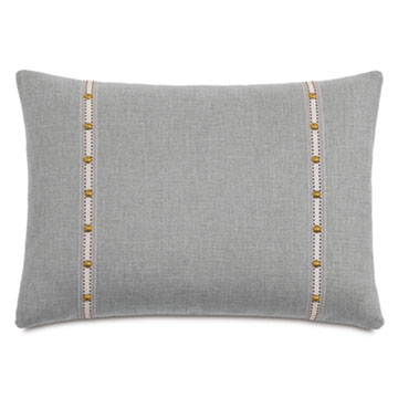 OLIVER NAILHEADS DECORATIVE PILLOW